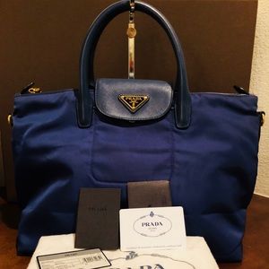❌❌sold out ❌❌Prada Tessuto Royal Blue -✈️👜India